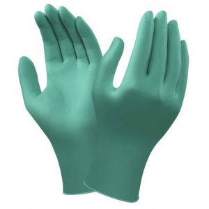 50 x Green Nitrile Gloves - Powder & Latex Free - Small Medium Large